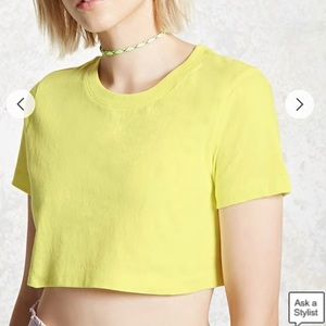 2 Boxy forever21 crop tees